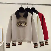 ポロ襟 赤色スウェットシャツ【秋冬用・保温性・フリース裏地】