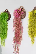 吊ラン花芸 装飾 植物 偽花 壁掛け 壁飾り
