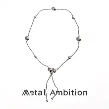 ロングチェーン 銀製ネックレス【軽やかで高級感のあるデザイン・デコルテラインにぴったり】