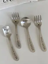 高級ステンレス製 スマイルデザインスプーン【インスタ風・スタイリッシュな食器】