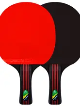 高性能 ピンポンラケット【初心者向け・ダブルラケット・練習用・大人・子供対応】
