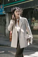 スーツジャケット レディース 小柄 休日カジュアル ブラウン ブラック ベージュ