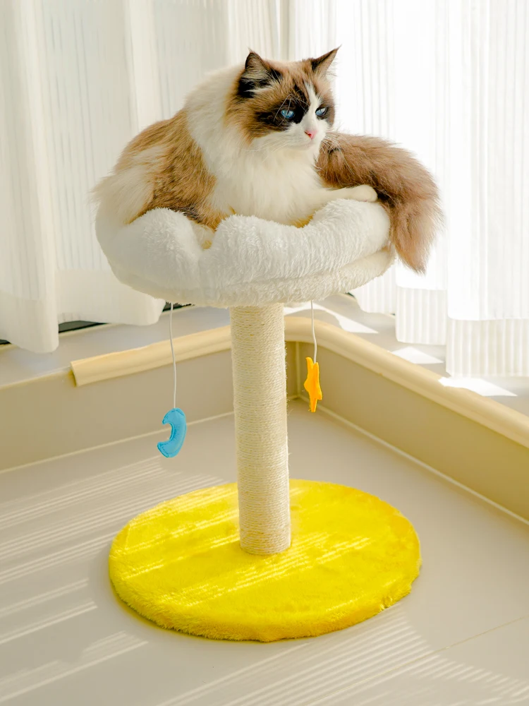 洗える雲型キャットタワー：猫が遊ぶための多機能布製おもちゃの実用性と安全性