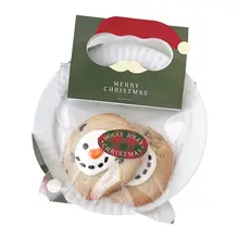 ヘッダーカード マット 手提げ対応 サンタ トナカイ イラスト クリスマス クッキー キャンディ 焼き菓子 パッケージ