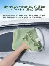 洗車タオル 車内装 吸水跡なし 厚手