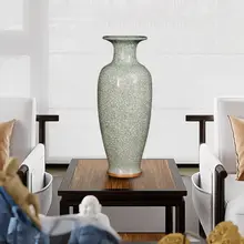 景徳鎮製 陶磁器 裂け目のある花瓶【インテリア・オフィス・書斎・装飾品】