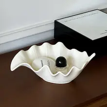 陶器製の小物・ジュエリー収納トレイ【リビング・玄関用・高級感あるデザイン】