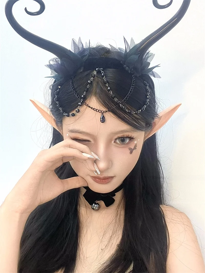悪魔の花の精霊カチューシャ：万圣节に最適なコスプレ用ヘアアクセサリーの選定ガイド