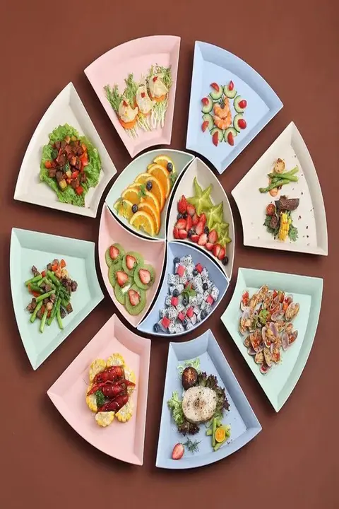食卓に彩りを添える創造的な盛り付け皿とボウルのセット（セットアップ対応）