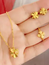 蝶モチーフのブレスレット・ネックレス・リング・イヤリング【サーキュラーデザイン・四葉のクローバー・ウェディング用】（セットアップ対応）