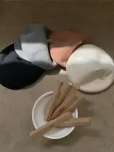 イギリス風のアートキャップ【柔らかい生地・顔を小さく見せるデザイン】