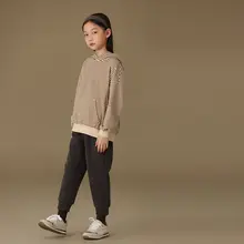 子供用 柔らかいフード付きストライプパーカー【カンガルーポケット・親子ペアルック・カジュアル】