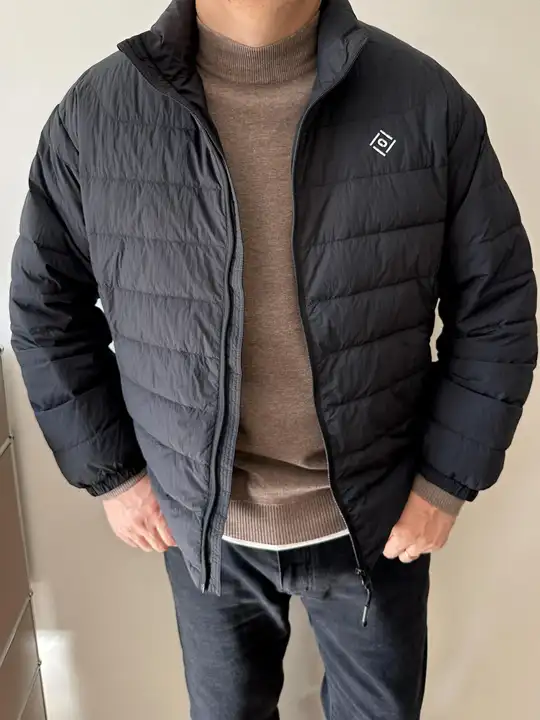 大きいサイズ 冬用 メンズ 立襟 ショート丈 軽量 白鹅绒ダウンジャケット