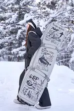 High Experience スノーボード用収納バッグ【内側の湿気分離・キャスター付き・スノーギア用】
