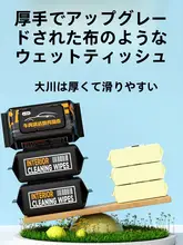 高品質車内用クリーナーウェットティッシュ【多機能・水不要・シート・天井用】