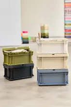 アウトドア用 工業風収納ボックス【蓋付き・整理用・キャンプ・おもちゃ収納】