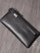 クラッチバッグ セカンドバッグ メンズ レディース 本革 牛革 ロング 小銭入れ スマホポーチ スリム 柔らかい