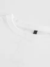白色コットン長袖Tシャツ【ルーズフィット・春秋用・ウェア】