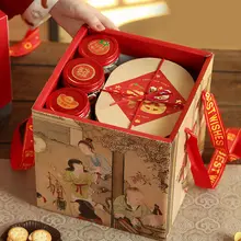 高級中式ギフトボックス【年始用・空箱・春節・お菓子用】