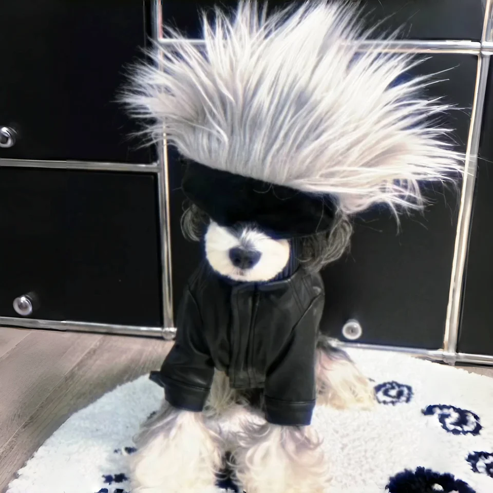 猫耳 フード アイマスク ペット コスプレ 帽子 犬服 面白い 装飾 撮影 サングラス