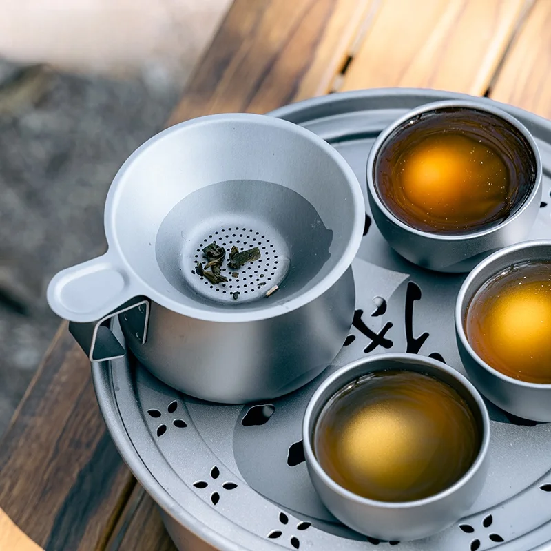 キャンプ用純チタン茶器：保温機能なしでも高品質な水の味を保つ方法