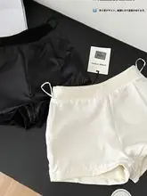 黒色ツイード風ショートパンツ【秋冬・通勤・Aライン・気質アップ】