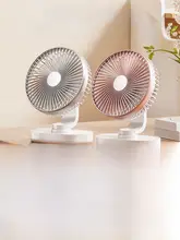 USB充電式 卓上扇風機【自動首振り・静音設計・ハイパワー】