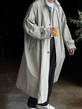 トレンド感溢れる軽量ロングコート【メンズ・ゆったりフィット・膝上丈】