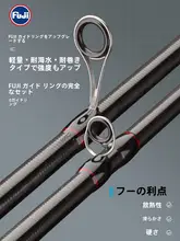 多機能5段式ポータブルルアーロッド【短節・M調・旅行用・バスフィッシング対応】