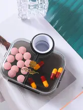 薬ケース ピルケース 携帯用 コンパクト 小分け 密閉 錠剤収納 サプリケース 「JOJO'S L. PD.」