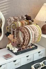 子供用ヘアアクセサリー収納加工品大容量ジュエリーラック