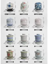陶器製蒸し器【子供用・茶碗蒸し・卵蒸し皿・カバー付き】