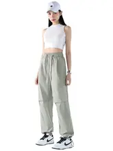 レディース 夏用 薄手アイスシルク速乾パンツ【防水・ハイキング・ストレート・カジュアル】