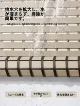 浴室用 小方形 滑り止めマット【トイレ・バスルーム・シャワー用】