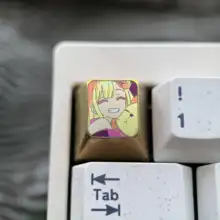 カラフルなESCキーボードキーキャップ【チタン製・輝夜姫デザイン】