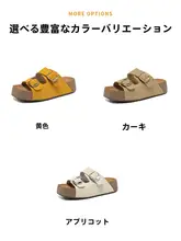 厚底プラットフォームサンダル【レトロデザイン・バックル付き・ビーチ用】