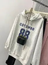 レディース グレー フード付きスウェットシャツ【秋冬用・裏起毛・ゆったりサイズ・アメリカンスタイル】