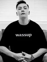 半袖Tシャツ メンズ アメリカン風 ストリート ヘビーウェイト 綿100% ペアルック インスタ映え 夏「WASSUP HEODS」