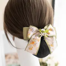 高級ネットヘアアクセサリー【新中式・頭花・ナース用・ヘアクリップ】