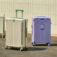登場時期に最適な強化素材の旅行用キャリーケース【耐久性、パスワードロック付き】