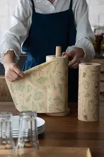 霜山 竹繊維キッチン用ペーパータオル【使い捨て・湿気と乾燥両用・生分解性】