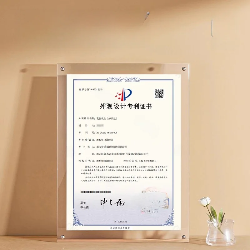 低い枕でストレートネックを予防するための最適なサポート：南极人純綿枕カバー＆枕芯セット