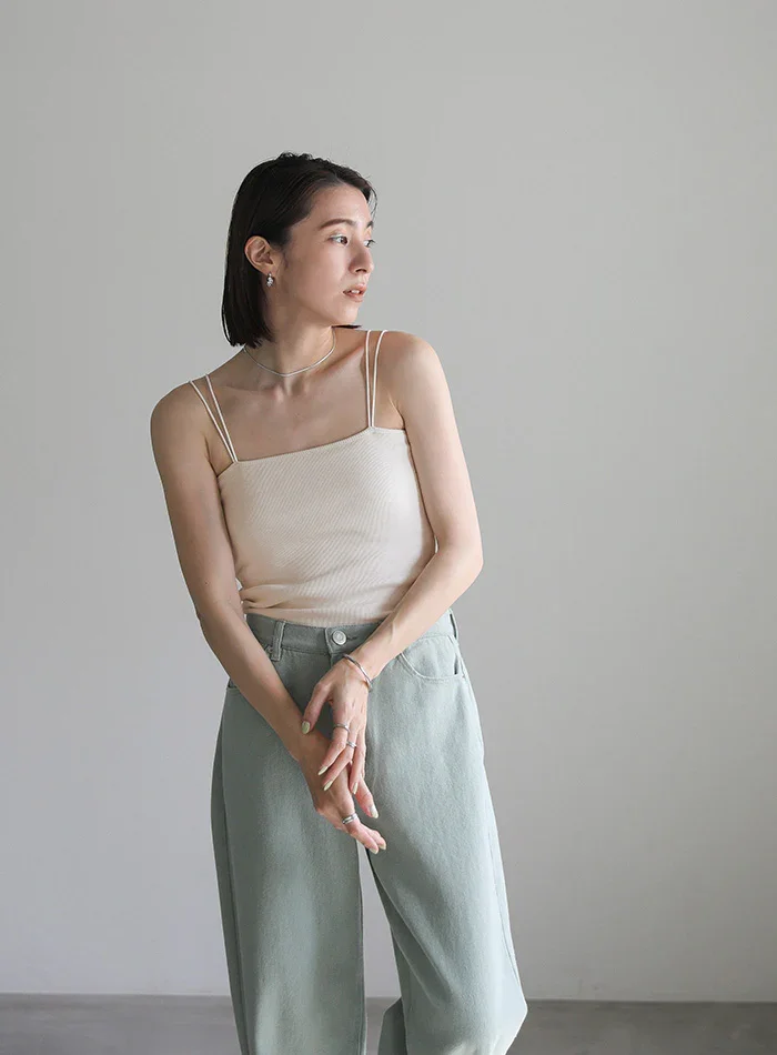 夏用 レディース タンクトップ【シンプルデザイン・美背・フィット】