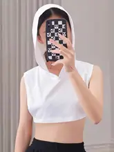 フード付き保温型フェイクカラーとスウェットシャツの組み合わせ【女性用・デコレーション帽】