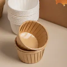 高温対応の使い捨てマフィンカップ【ベーカリー用・耐熱紙製・12個セット】