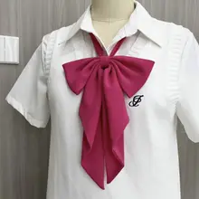 長袖無地リボン付きジャケット【大きな蝶結び・JKコーディネート対応・多色展開】