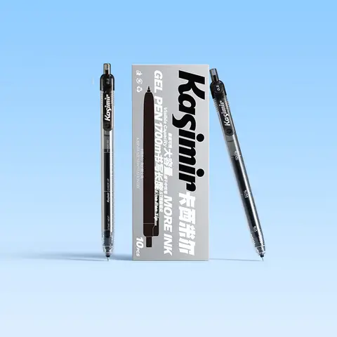 TAO | 速乾性ボールペン【黒・透明・シンプルデザイン・中性インク】