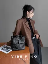 小型バケツ型ハンドバッグ【春夏用・斜め掛け・通勤対応・大容量】