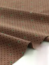 手作りDIYクッション【綿100%・灯芯絨生地・インテリア用・森点刺繍】
