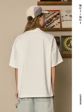 極上の柔らかさの純綿短袖Tシャツ【光ディスク装飾・男女兼用・ゆったりシルエット】